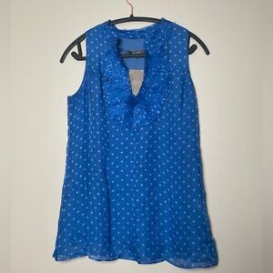 Anthropologie Blue Tank Top NWT